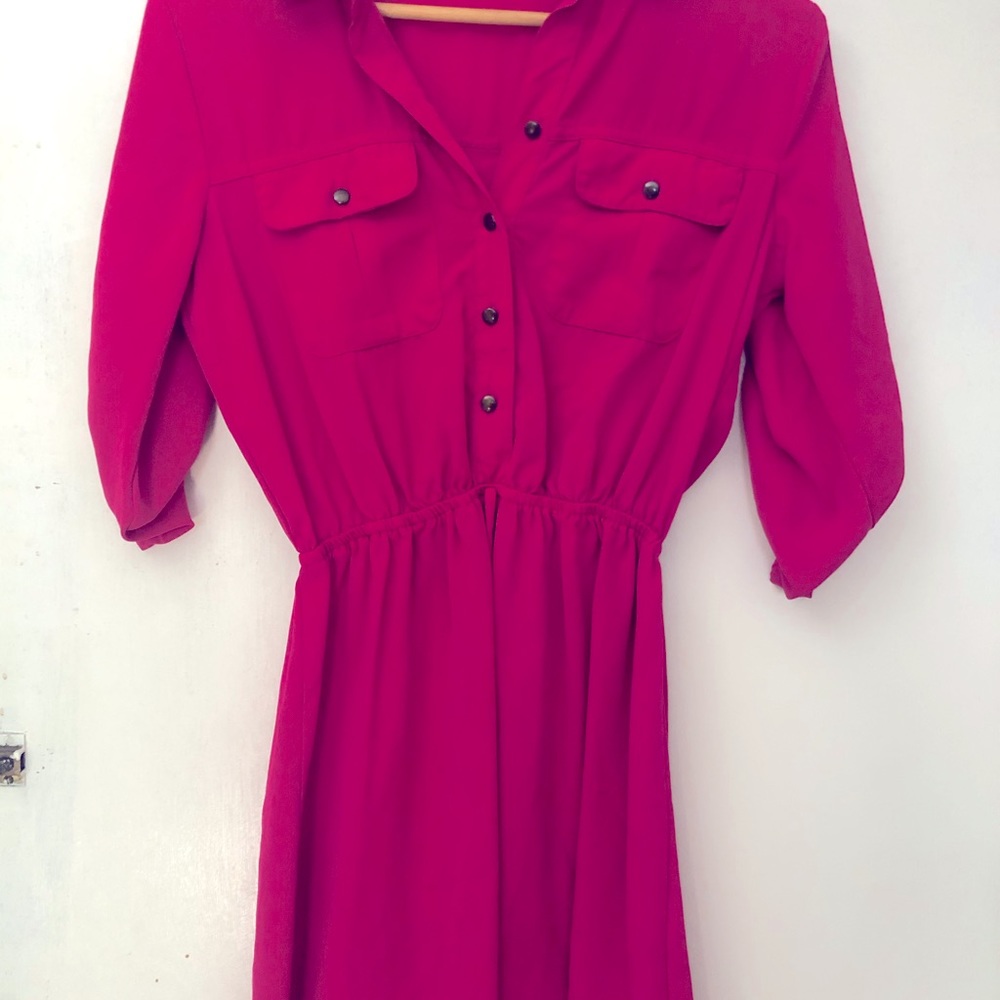 Collared Pink Dress